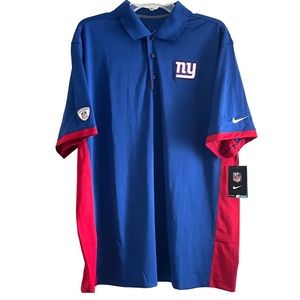 Nike Men's Dri Fit New York Giants Polo Shirt